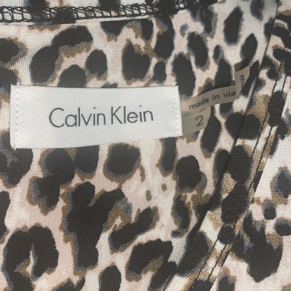 Calvin Klein cheetah print jumpsuit - Picture 6 of 6